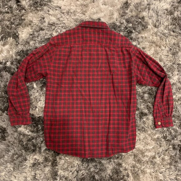 Flyshacker Clothing Co Flannel Shirt Button Up Plaid Pockets 100% Cotton Large - Picture 3 of 3